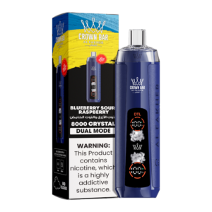 AL FAKHER CROWN BAR CRYSTAL 8000 - BLUEBERRY SOUR RASPBERRY