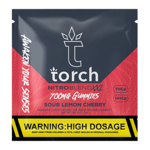 TORCH NITRO BLEND XXL 700MG GUMMIES - SOUR LEMON CHERRY
