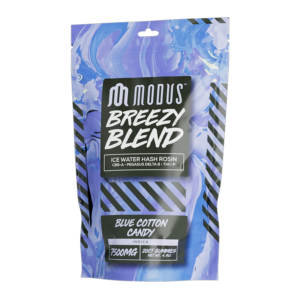 MODUS BREEZY BLEND 7500MG GUMMIES - BLUE COTTON CANDY INDICA
