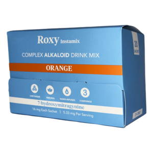 ROXY INSTAMIX COMPLEX ALKALOID 7-HYDROXYMITRAGYNINE DRINK MIX SACHET 16MG - ORANGE