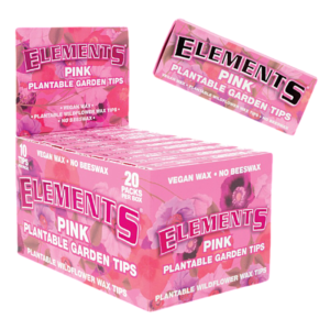 ELEMENTS PLANTABLE GARDEN TIPS PINK - BOX OF 20