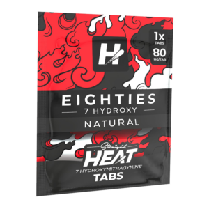 STRAIGHT HEAT EIGHTIES 7-HYDROXY TABLETS 80MG 1CT - NATURAL