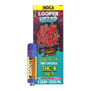 LOOPER LIFTED SERIES LIVE RESIN 2G CARTRIDGE - LAVA CAKE INDICA