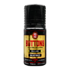 BUTTONS GOLD LABEL 7-HYDROXYMITRAGYNINE TABLETS BOTTLE 125MG 10CT - BLUE RAZZ