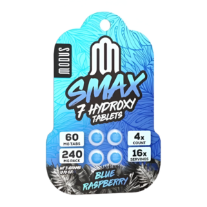 MODUS SMAX 7-HYDROXY TABLETS 60MG 4CT - BLUE RASPBERRY