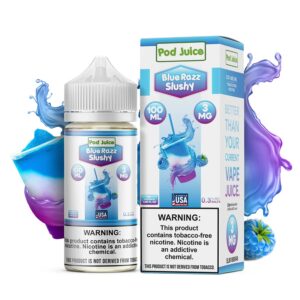 POD JUICE CLASSIC 100ML 0MG - BLUE RAZZ SLUSHY