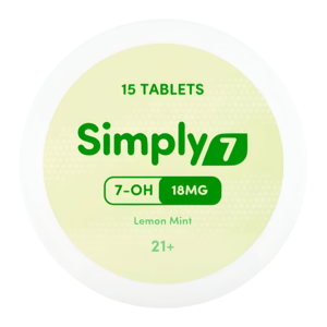 SIMPLY7 7-OH EXTRA STRENGTH TABLETS CAN 18MG 15CT - LEMON MINT