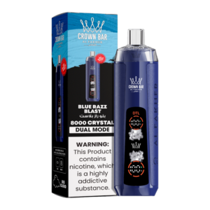 AL FAKHER CROWN BAR CRYSTAL 8000 - BLUE RAZZ BLAST