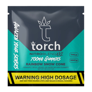 TORCH NITRO BLEND XXL 700MG GUMMIES - RAINBOW SNOW CONE