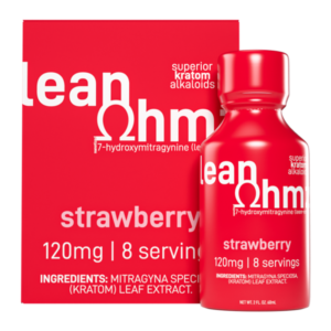 EXODUS LEAN OHMZ 7-HYDROXYMITRAGYNINE SHOTS 60ML 120MG - STRAWBERRY