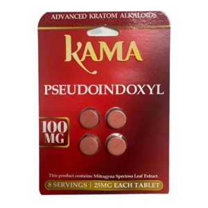 KAMA ADVANCED KRATOM ALKALOIDS PSEUDOINDOXYL TABLETS 25MG 4CT - UNFLAVORED