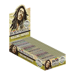 BOB MARLEY ROLLING PAPERS BOX - ORGANIC HEMP 1 1/4 SIZE BOX OF 25