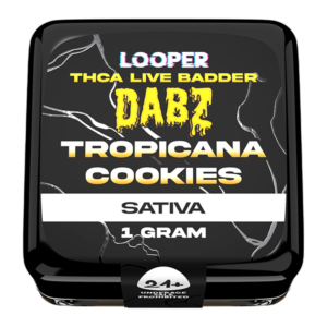 LOOPER THCA LIVE BADDER DABZ JAR 1G - TROPICANA COOKIES SATIVA