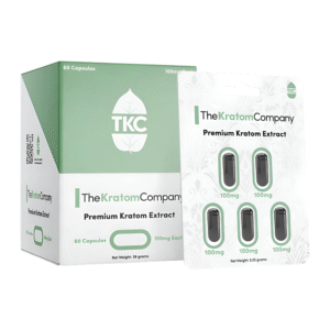 THE KRATOM COMPANY PREMIUM KRATOM EXTRACT CAPSULES 100MG - 5CT
