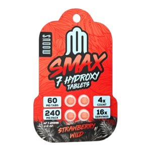 MODUS SMAX 7-HYDROXY TABLETS 60MG 4CT - STRAWBERRY WILD