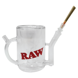 RAW WAKE UP & BAKE UP MUG - GLASS VERSION DOUBLE WALLED