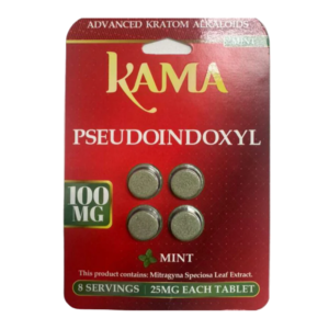 KAMA ADVANCED KRATOM ALKALOIDS PSEUDOINDOXYL TABLETS 25MG 4CT - MINT