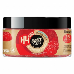 JUST CBD GUMMIES 250MG - H4-CBD RASPBERRY