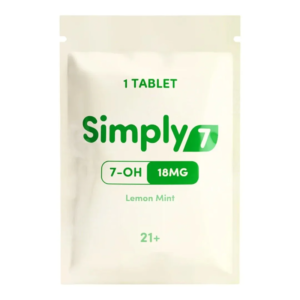 SIMPLY7 7-OH EXTRA STRENGTH TABLETS POUCH 18MG 1CT - LEMON MINT