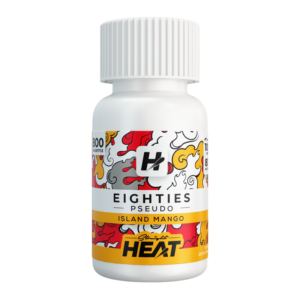STRAIGHT HEAT EIGHTIES PSEUDO TABLETS BOTTLE 80MG 10CT - ISLAND MANGO