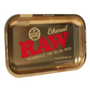 RAW ROLLING TRAY ETHEREAL GOLD - LARGE