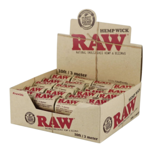 RAW HEMP WICK BOX - 10FT/3 METERS BOX OF 40