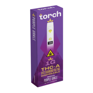 TORCH THC-A 1G VVS DIAMOND BLEND DISPOSABLE - PURPLE URKLE INDICA