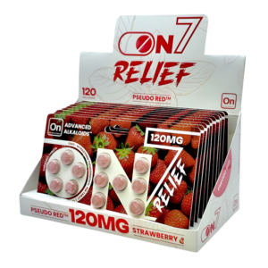 ON7 ADVANCED ALKALOIDS 7-HYDROXYMITRAGYNINE+PSEUDO RED RELIEF TABLETS