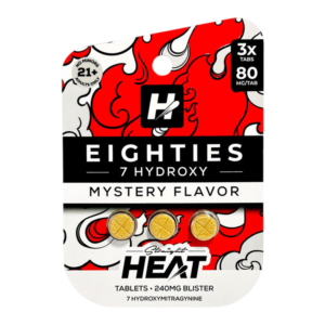 STRAIGHT HEAT EIGHTIES 7-HYDROXY TABLETS 80MG 3CT - MYSTERY FLAVOR
