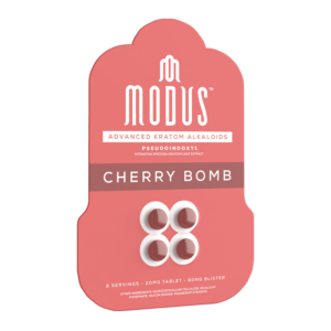 MODUS ADVANCED KRATOM ALKALOIDS PSEUDOINDOXYL TABLETS 20MG 4CT - CHERRY BOMB