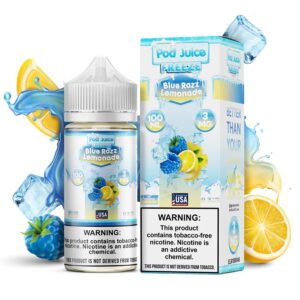POD JUICE FREEZE 100ML 0MG - BLUE RAZZ LEMONADE