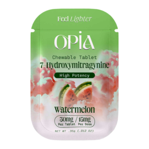 OPIA 7-HYDROXYMITRAGYNINE CHEWABLE TABLETS 30MG 1CT - WATERMELON