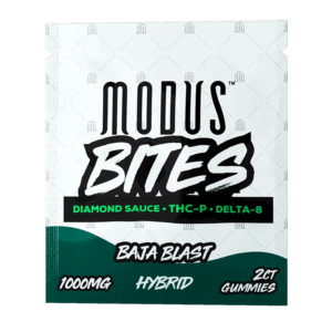 MODUS BITES DIAMOND SAUCE 1000MG 2CT GUMMIES - BAJA BLAST HYBRID