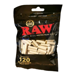 RAW TIPS BLACK - XL FILTERS 120PK