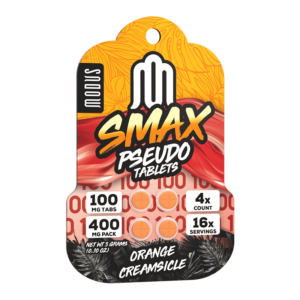 MODUS SMAX PSEUDO TABLETS 100MG 4CT - ORANGE CREAMSICLE