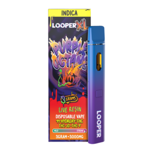 LOOPER XL LIVE RESIN 3G DISPOSABLE - PURPLE OCTANE INDICA
