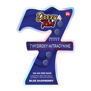 DOOZY TABS 7-HYDROXYMITRAGYNINE TABLETS 26MG 4CT - BLUE RASPBERRY