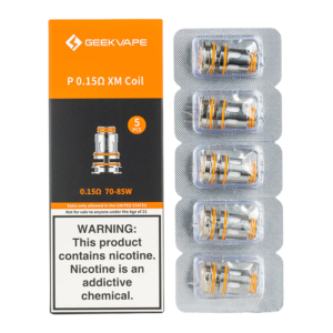 GEEKVAPE P SERIES XM COIL 5PCS - MESH 0.15 OHMS 70-85W