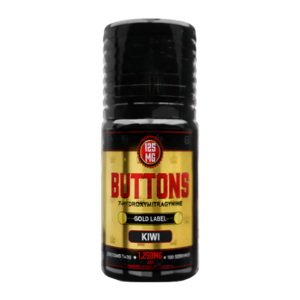 BUTTONS GOLD LABEL 7-HYDROXYMITRAGYNINE TABLETS BOTTLE 125MG 10CT - KIWI