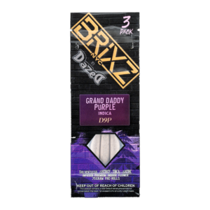 BRIXZ NYC X DAZED 3 PACK PRE-ROLL BOX OF 10 - GRAND DADDY PURPLE INDICA