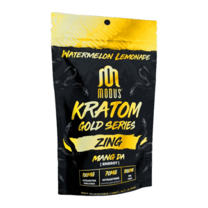 MODUS GOLD SERIES  KRATOM GUMMIES 1000MG  - ZING MAENG DA ENERGY - WATERMELON LEMONADE