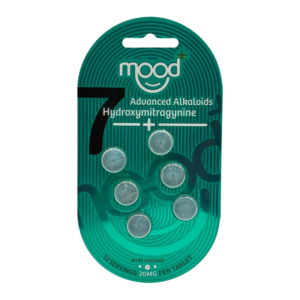 MOOD+ ADVANCED ALKALOIDS 7-HYDROXYMITRAGYNINE TABLETS 20MG 6CT - UNFLAVORED