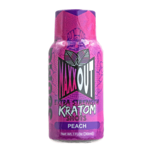 MAXXOUT EXTRA STRENGTH KRATOM SHOTS 380MG - PEACH