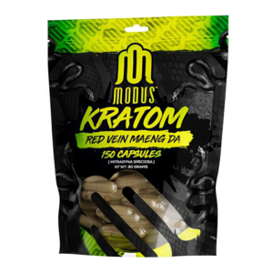 MODUS KRATOM CAPSULES 150CT - RED VEIN MAENG DA