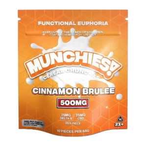 MUNCHIES CEREAL CRUNCHIES 500MG - CINNAMON BRULEE