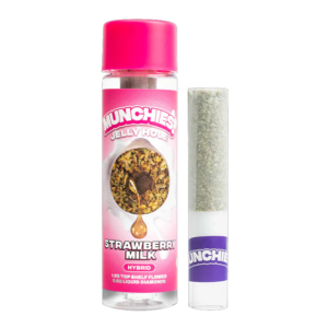 MUNCHIES JELLY HOLE 1.5G PRE-ROLLS - STRAWBERRY MILK HYBRID