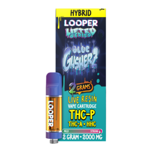 LOOPER LIFTED SERIES LIVE RESIN 2G CARTRIDGE - BLUE GUSHERZ HYBRID