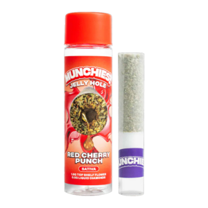 MUNCHIES JELLY HOLE 1.5G PRE-ROLLS - RED CHERRY PUNCH SATIVA