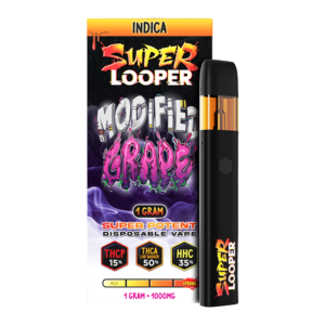 SUPER LOOPER SUPER POTENT 1G DISPOSABLE - MODIFIED GRAPE INDICA