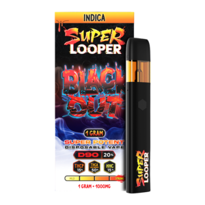 SUPER LOOPER SUPER POTENT 1G DISPOSABLE - BLACKOUT INDICA